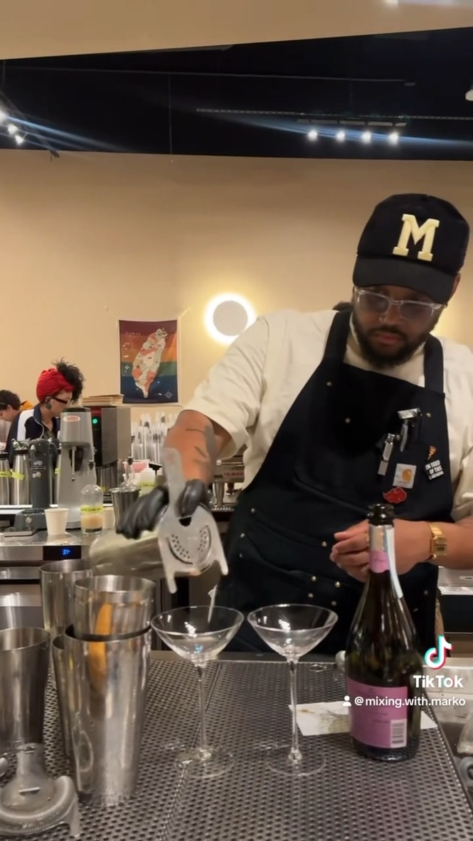 Hire a private party bartender serving handcrafted libations at a backyard celebration.